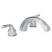 Huntington Brass 63730-01 8-Inch - 16-Inch Builders 2-Handle Deck-Mount Roman Tub Faucet  Chrome - B00HQ8LL2A